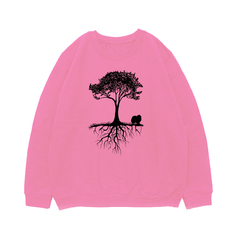 Свитшот "Шпиц у дерева"