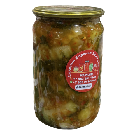 Салат Огуречный домашние