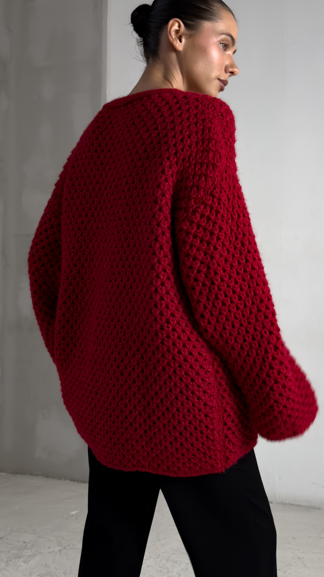 Кардиган объёмной вязки PREMIUM QUALITY