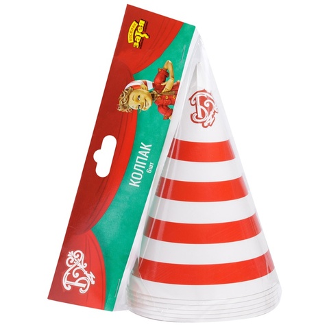 Колпак С ДР Буратино 6шт