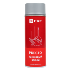 Цинковый спрей "Presto" 400мл EKF lp-zinc