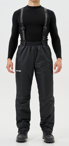 Теплые зимние брюки Nordski Winter Black мужские с высокой спинкой