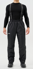 Теплые зимние брюки Nordski Winter Black мужские с высокой спинкой