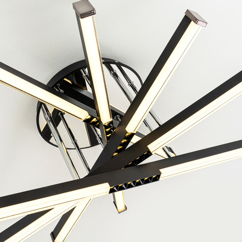 Потолочная светодиодная люстра Modelight MDL.9371.600CL BK