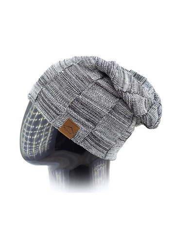 Картинка шапка-бини Skully Wear ZZM-998 11(light grey) - 6