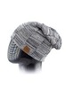 Картинка шапка-бини Skully Wear ZZM-998 11(light grey) - 6