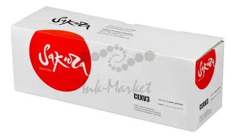Тонер-туба Sakura CEXV3 (6647A002) для Canon IR-2200, IR-2200i, IR-2800, IR-3300, IR-3300i, IR-3320, черный, 15000 к.