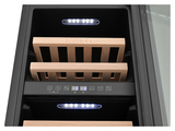 Винный шкаф Zugel ZCWI310DB черный