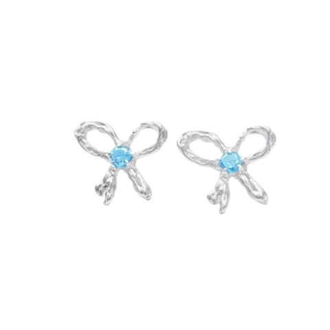 Серьги BLUE RIBBON EARRINGS