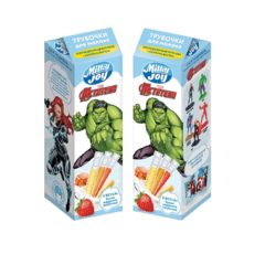 Milky Joy Disney Marvel Трубочки для молока