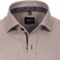 Сорочка мужская Venti Body Fit 113729700-200 из фактурной ткани с отделкой