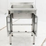 фото 4 Ванна моечная односекционная 600х600х850 ц/т, борт, закрытая на profcook.ru