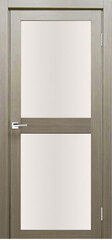 Межкомнатная дверь Баден 04 ДО / Цвет Тон Неаполь / Остекление "Сатинат белое" / Двери Верда