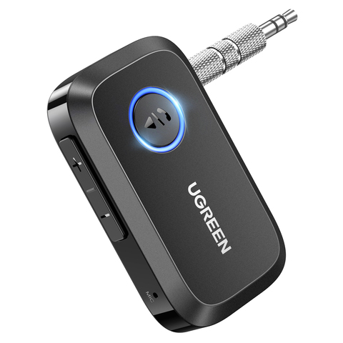 Ресивер UGREEN CM596 (90748) Car&Home Bluetooth 5.3 Receiver Audio Adapter, черный