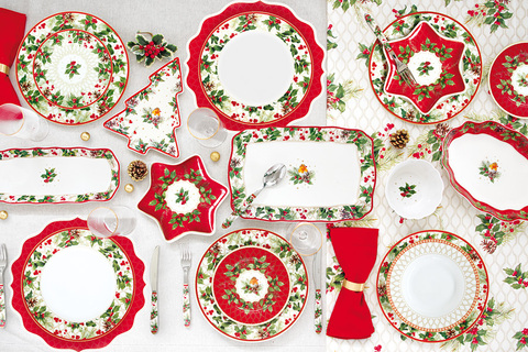 Банка для печенья 700мл Easy Life Рождественские ягоды