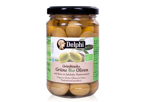 Оливки с косточкой в рассоле Био, 290г