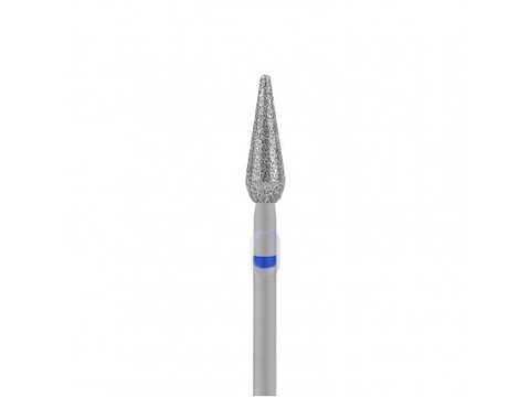 Фреза алмазная Почка закруг. длинная, 40 мм, синяя