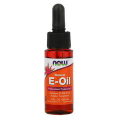 Now Foods, Натуральное E-масло, антиоксидантная защита, 1 жидкая унция (30 мл)