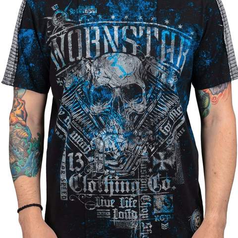 Wornstar | Футболка мужская DEVIL&#39;S ENGINE TEE W108 принт спереди