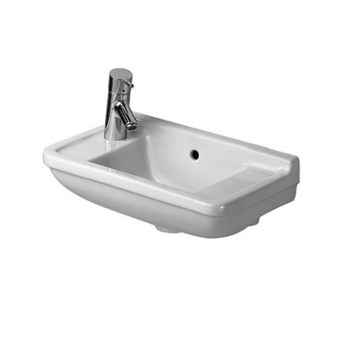 Duravit Starck 3 Раковина 500 x 260 мм,  с 1 отв под смеситель СЛЕВА, с переливом, цвет белый 751500009