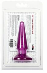 Фиолетовая анальная пробка BUTT PLUG - 9,5 см. - 