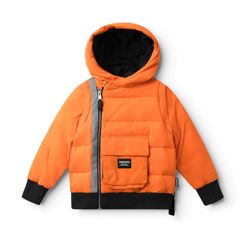 Куртка-Жилет NUNUNU для девочек и мальчиков (Down Orange)