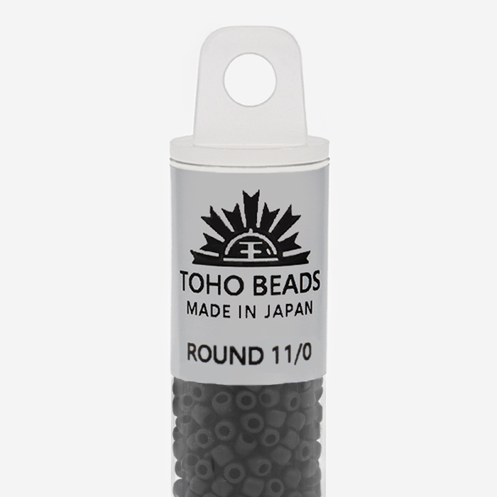 Японский бисер TOHO Round 11/0 (№49F), непрозрачный матовый