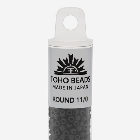 Японский бисер TOHO Round 11/0 (№49F), непрозрачный матовый