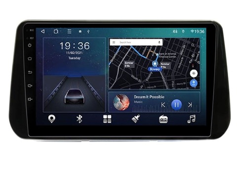 Магнитола для Hyundai Santa Fe (2021+) Android 11 3/32GB QLED DSP 4G модель HY-179TS18