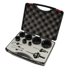 Набор коронок Bi-metall 22-68мм HSSE-Co8 12пр H-Tools 04403200