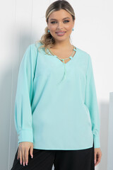 Блуза Свободный вечер (тиффани) Б12797-15М LT Collection