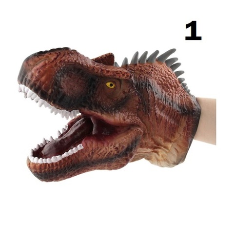 Динозавр игрушка перчатка на руку