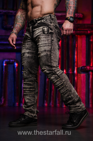 Affliction | Джинсы мужские GAGE FALLEN MATADOR 110SK058 левый бок