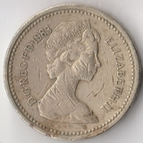 K8557, 1983, Великобритания, 1 фунт