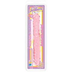 Двухсторонний гелевый фаллоимитатор Crystal Jellies 12