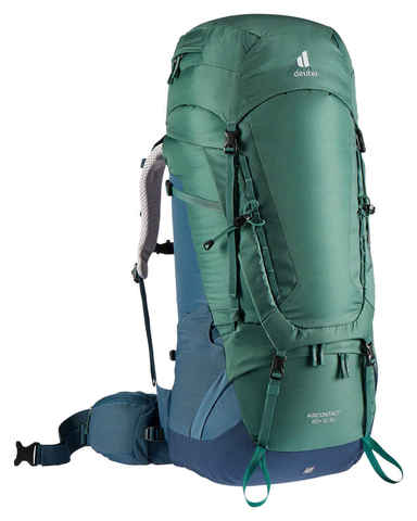 Картинка рюкзак туристический Deuter Aircontact 60+10 SL seagreen-marine - 1