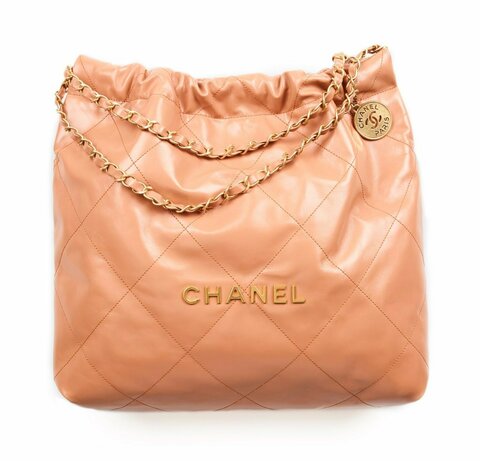 Сумка Chanel 22 бежевый