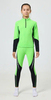 Детский раздельный гоночный комбинезон NordSki Jr.Base Lime/Black