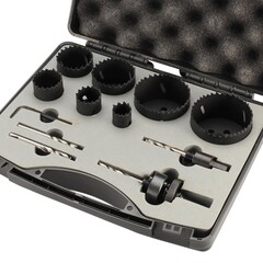 Набор коронок Bi-metall 22-68мм HSSE-Co8 12пр H-Tools 04403200