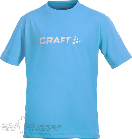 Футболка подростковая Craft Light Logo Blue