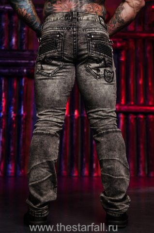 Affliction | Джинсы мужские GAGE FALLEN MATADOR 110SK058 сзади