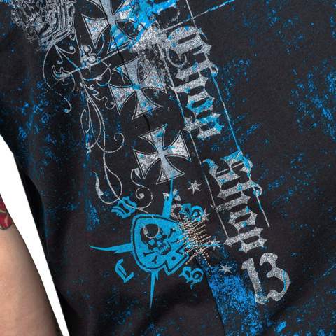 Wornstar | Футболка мужская DEVIL&#39;S ENGINE TEE W108 принт на спине