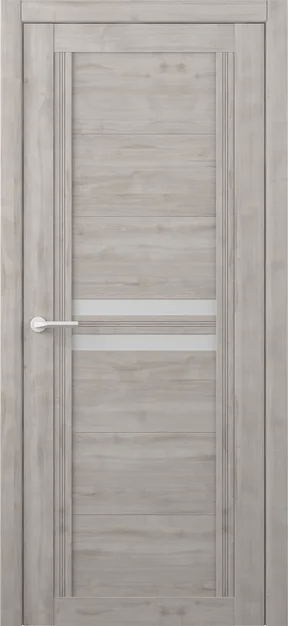 Дверь межкомнатная Альберо (Фрегат) Вест Каролина, цвет графит, софт тач, стекло мателюкс