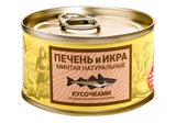 Печень и икра минтая "КамчатТралФлот", 185г купить в СПб c доставкой от ...