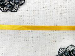 Лента атласная, ш. 0,6 см, светло-оранжевый