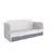 Кровать «Лавис» ДКД 2000.1 (белый/белый софт), ЛДСП\МДФ, ДСВ Мебель