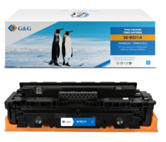 Картридж G&G, аналог HP W2211A/207A синий 1,25k с чипом