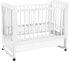 АБ 16.1 "Ромашка" кровать детская с ящиком (белый)