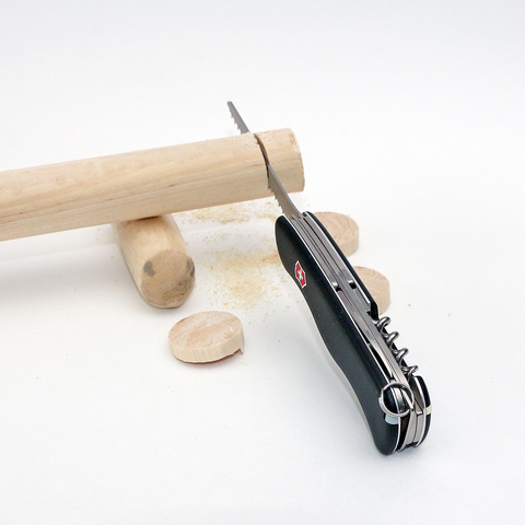 Нож складной Victorinox Forester One Hand, 111 mm, Black (0.8363.MW3)