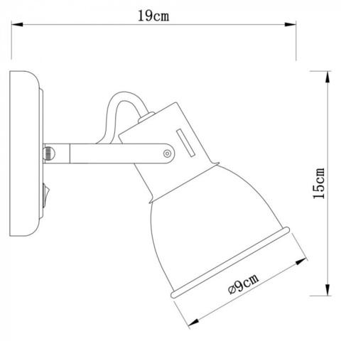 Настенный светильник Arte Lamp JOVI A1677AP-1WH